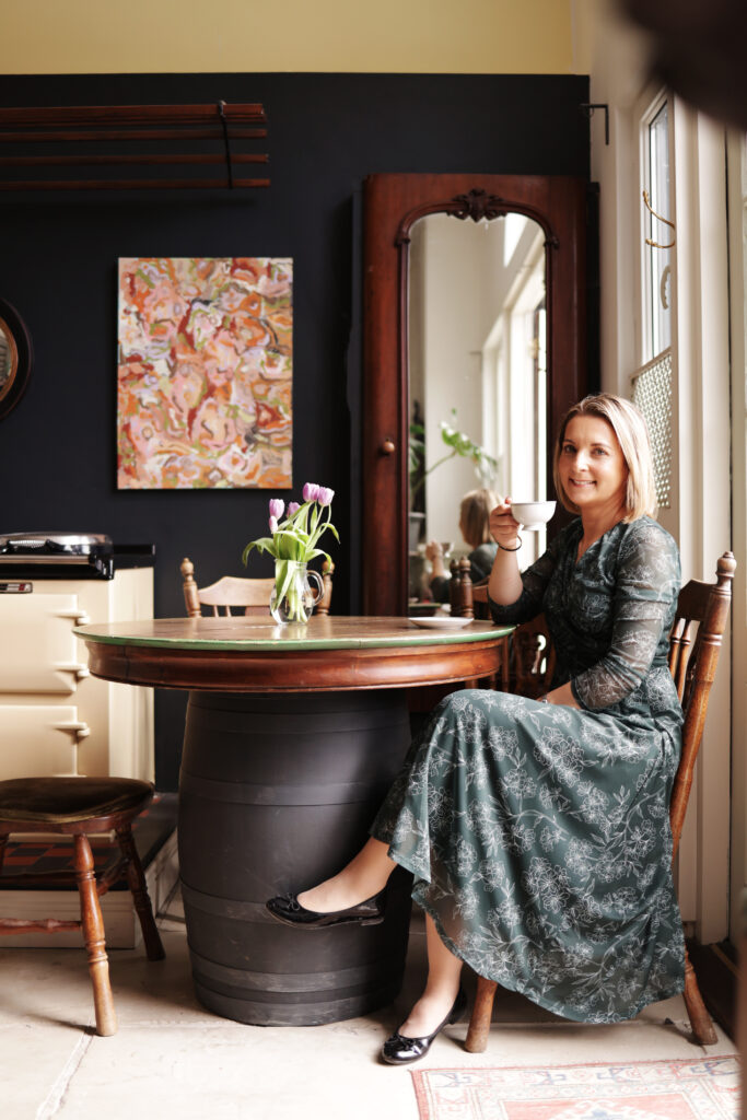 Gosia Kopieniak the coffee plaace owner at Glamorous Cakes at Broadlough Tasting Rooms in Wicklow